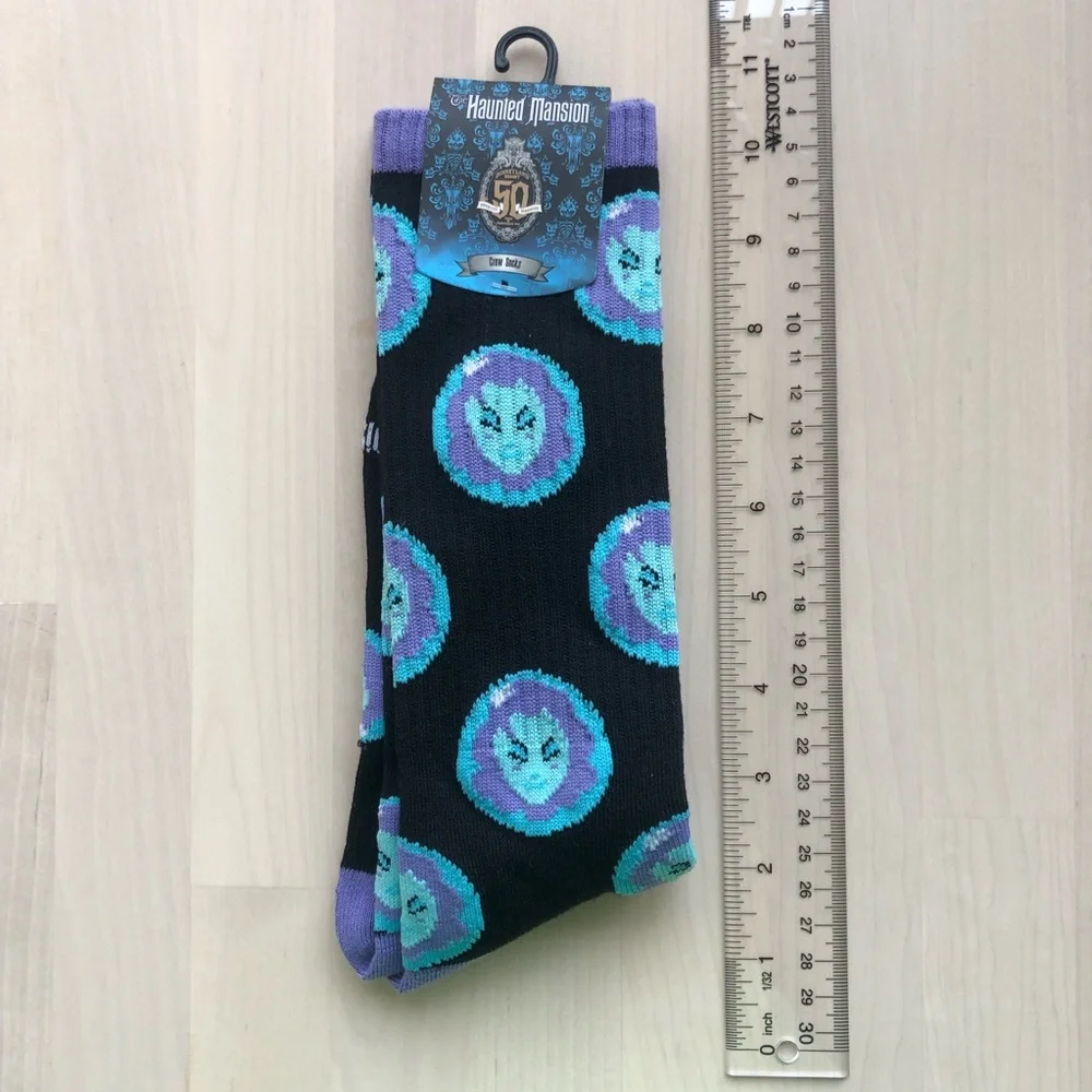Disneyland Resort 50th The Haunted Mansion Madame Leota Crew Socks